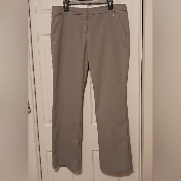 7th Avenue Pants by NY&CO Grey Slacks SZ 14 Trousers - Picture 1 of 4